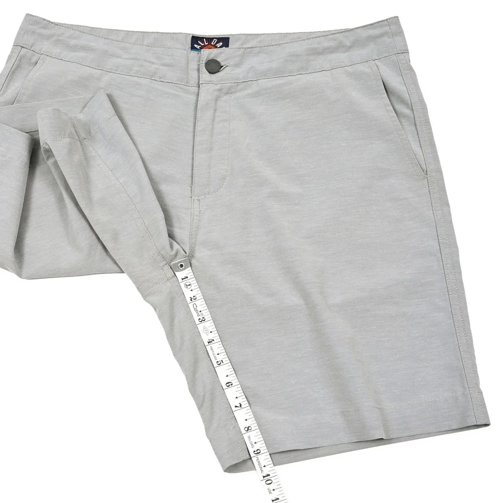 Faherty All Day Shorts Mens 34 Gray 9